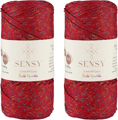 Vista 167 de Sensy Premium 2mm 229.5 metros de cuerda de poliéster 100% cordón de polipropileno Cordón de macramé 2mm Cordón para bolso de crochet Hilo
