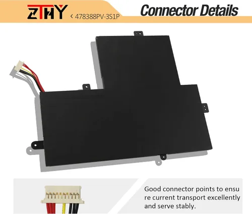 Vista 4 de ZTHY 478388PV-3S1P U478388PV-3S1P U478388PV Reemplazo de batería para portátil Gateway GWTN156-12 GWTN156-12BI GWTN156-12BK GWTN156-12BL