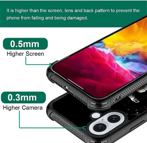 Vista 323 de Funda compatible con iPhone 15, diseño de elefantes africanos, diseño increíble a prueba de golpes, antiarañazos, carcasa trasera de policarbonato