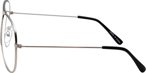 Vista 5 de grinderPUNCH Gafas de lente transparente de aviador, gafas de moda sin receta UV400