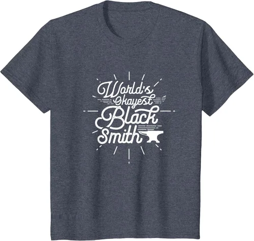 Vista 39 de Blacksmith Blacksmithing Forge Metalsmith Forging T-Shirt Asphalt Grey