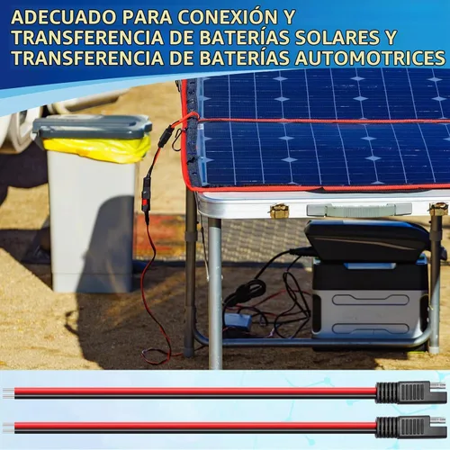 Vista 5 de Frienda Paquete de 8 cables de extensión de conectores rápidos SAE de 10