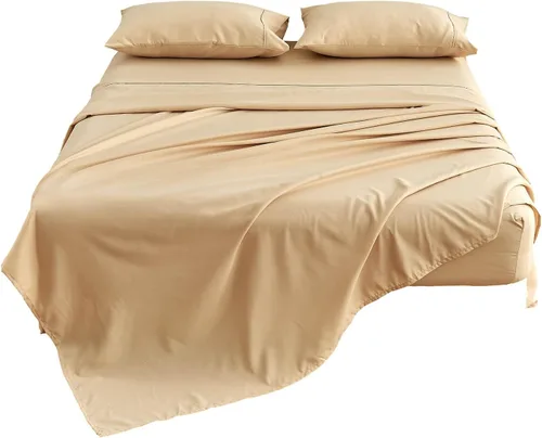 Vista 2 de Kingnex Sábanas de sofá cama individual para sofá cama extraíble de 36 x 72 pulgadas, microfibra suave de doble cepillado 1800, 3 piezas incluyen 1