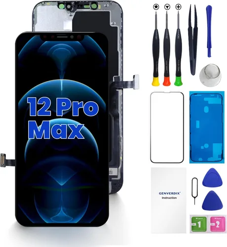 Vista 15 de para iPhone 11 Reemplazo de pantalla de 6.1", kit de reparación de pantalla LCD táctil 3D Genverdix, conjunto de montaje digitalizador