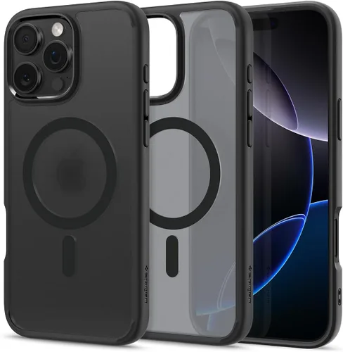 Vista 54 de Spigen Funda para iPhone 13 Mini, ultra híbrida MagFit [antiamarilleo] [compatible con Magsafe] - Transparente