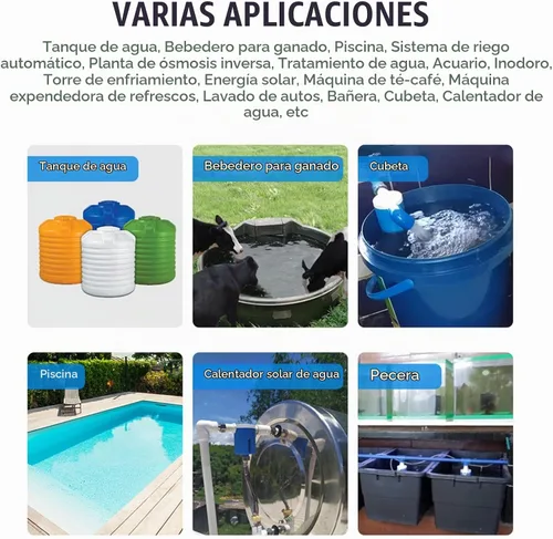 Vista 5 de Válvula de flotador Válvula de control de nivel de agua automática lateral