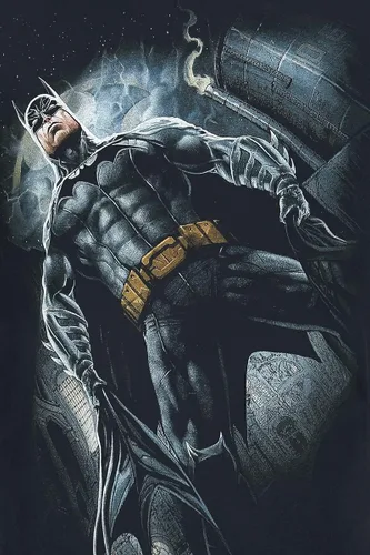Vista 3 de Spiral - BATMAN - LLAMADA DEL CABALLERO - Camiseta Negro, Negro