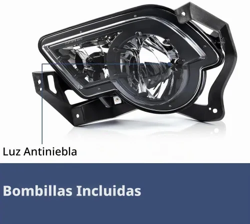 Vista 6 de PIT66 Juego de montaje de luces antiniebla (2 unidades) compatible con 2002 2003 2004 2005 2006 Avalanche Pickup Truck Accesorios de lámpara