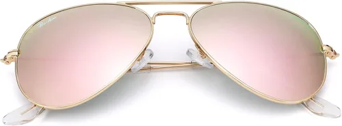 Vista 6 de Pro Acme Classic Aviator Sunglasses Glass Lens Metal UV400 for Men Women A1 café