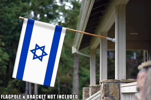Vista 4 de Toland Home Garden 1010641 Bandera de Israel decorativa de 28 x 40 pulgadas