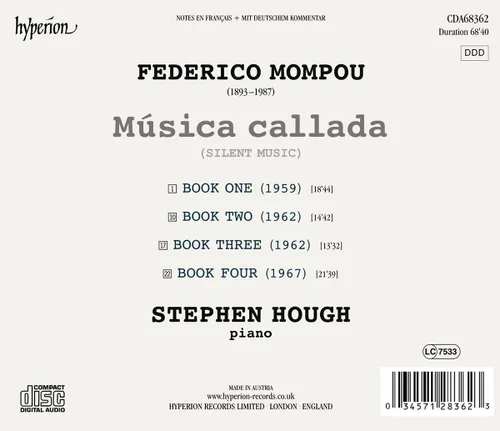 Vista 2 de Mompou Musica callada