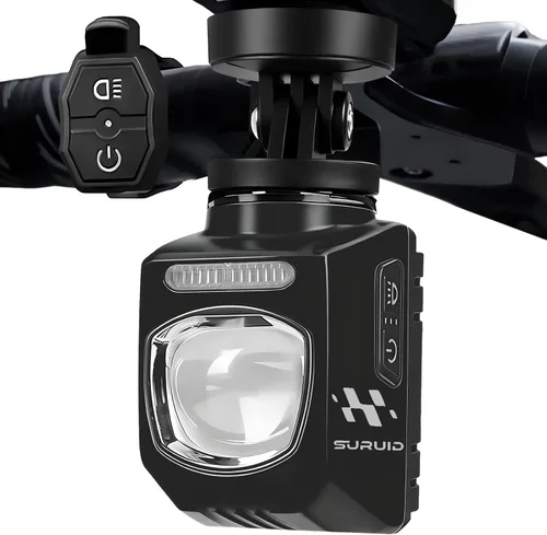 Vista 9 de Suruid Super Bright Bike Lights, Durable Aluminum, IPX6 Waterproof