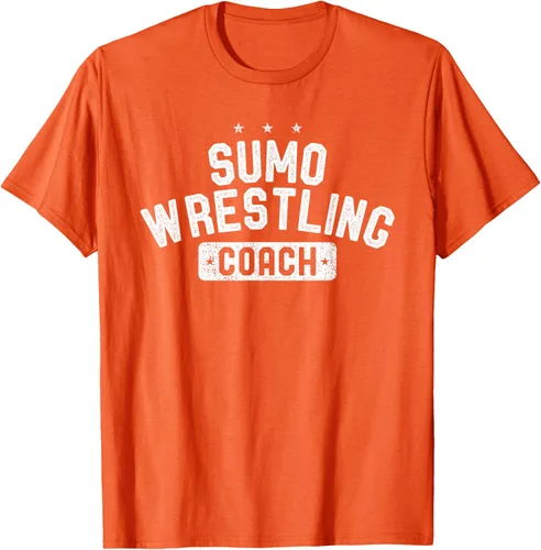 Vista 80 de Camiseta vintage de lucha libre Sumo Entrenador de lucha libre, Negro, S