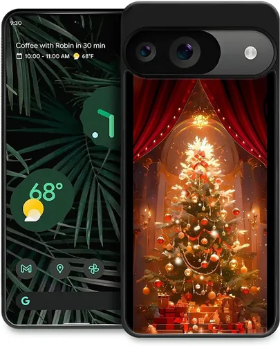 Vista 53 de Funda compatible con Google Pixel 4A 5G, Nochebuena, Google Pixel 4A 5G, delgada, suave, a prueba de golpes, TPU para mujeres y niñas, niños, funda