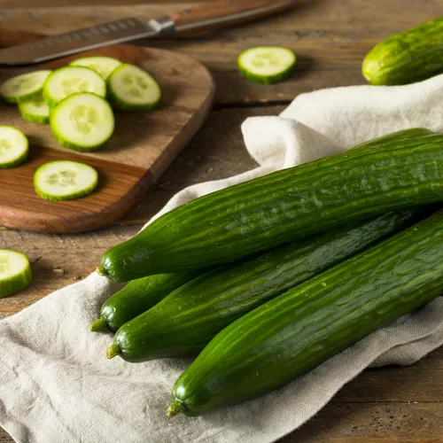 Vista 6 de The Old Farmer's Almanac Heirloom Tendergreen - Semillas de pepino sin eructos – Premium sin OMG, polinizado abierto, reliquia, origen