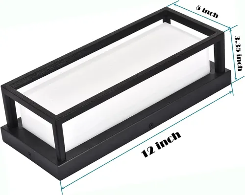 Vista 9 de iYogaled Luminarias de pared LED inteligentes, paquete de 1 apliques de pared RGB con cambio de color para exteriores, accesorios de iluminación
