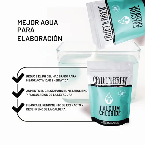 Vista 5 de Craft A Brew - Cloruro de calcio - Sal de elaboración primaria - Ingredientes de elaboración casera - 4oz