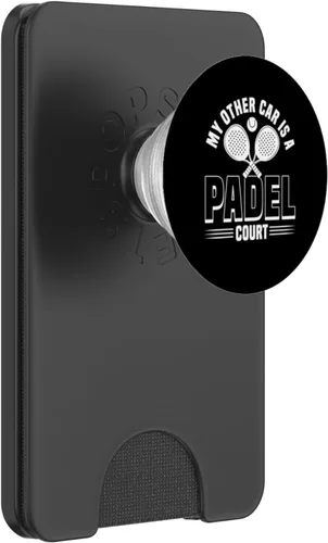 Vista 8 de My Other Car is A Padel Racquet Paddle PopSockets Adhesive PopGrip