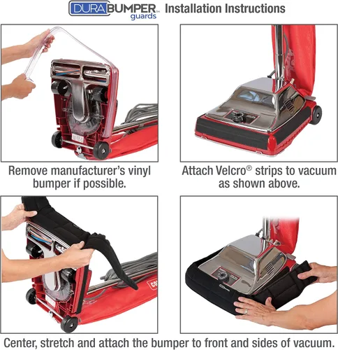Vista 6 de DuraBumper - Protector de parachoques para aspiradora sanitaria - Se adapta a grandes aspiradoras verticales comerciales