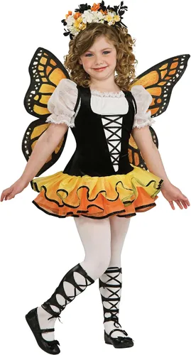 Vista 5 de Rubies Disfraz de mariposa monarca para niños, talla S