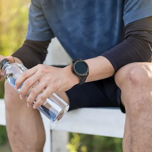 Vista 6 de Meliya Correa para Amazfit Bip 5 bandas para mujeres, hombres, mujeres y hombres, correa deportiva ajustable de silicona suave de 0.866 pulgadas