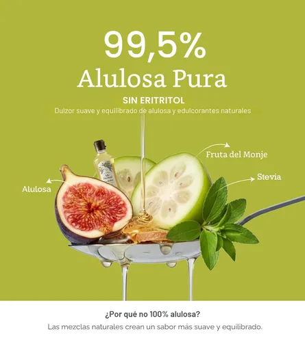 Vista 6 de My Normal Keto Allulose 17.10 onzas – Alulosa 99.52%, fruta del monje, jarabe fino de mezcla de stevia, edulcorante cero calorías, sustituto