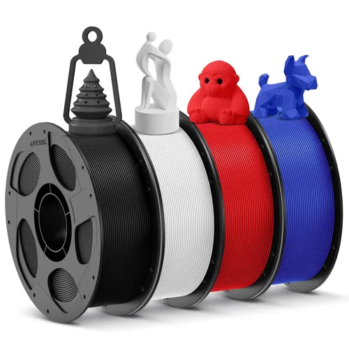 Vista 73 de ANYCUBIC - Filamento PLA para impresora 3D de 1.75 mm (1/16 pulgadas), RFID, precisión dimensional de +/- 0.02 mm, bobina de 2.2 libras), color 0.2