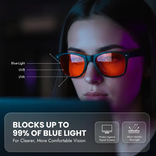 Vista 5 de Gafas de bloqueo de luz azul Luminere