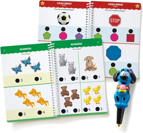 Vista 2 de Educational Insights Hot Dots Jr. Vamos a dominar el juego de Matemáticas Pre-Kinder con Ace Pen
