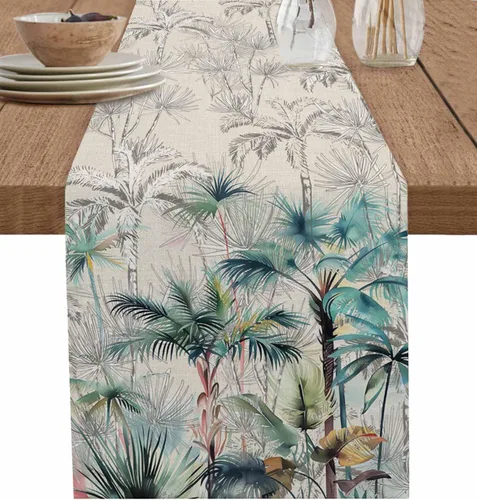 Vista 12 de Zigzi - Bufandas de mesa azules, textura de mármol a rayas grises de Zigzi, camino de mesa de comedor, decoración de mesa rectangular lavable