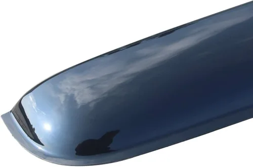 Vista 9 de 94229 Deflector de viento para ventana lateral, compatible con Mitsubishi Lancer 2002-2006, juego de 4 protectores de canal exterior con cinta