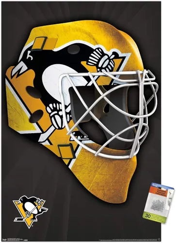 Vista 6 de Trends International NHL Pittsburgh Penguins - Póster de pared con 16 pines