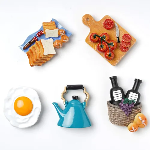 Vista 5 de Imanes de refrigerador para imanes de refrigerador, bonitos imanes para decoración de cocina, perfectos para refrigeradores, pizarras blancas, mapas