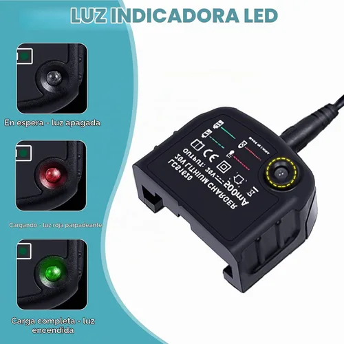 Vista 8 de Cargador de batería de iones de litio de 20 voltios LCS1620 para Black & Decker para cable Porter para STANLEYBattery 12V 14.4V 18V 20 voltios