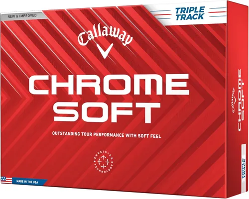 Vista 12 de Pelotas de golf Callaway Golf Chrome Soft Pista triple (blanco)