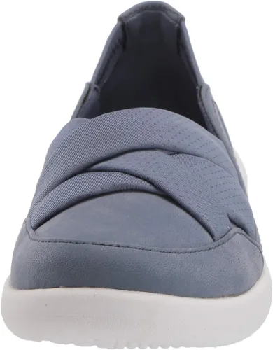 Vista 2 de Clarks Sillian 2.0 Star Mocasines para mujer, Azul