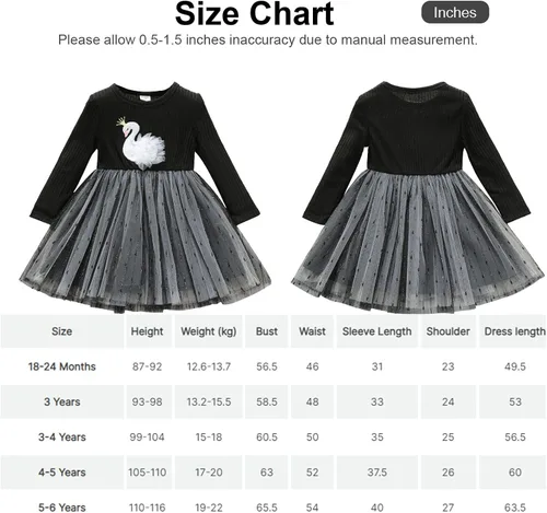 Vista 7 de PATPAT Toddler Girl Clothes Toddler Girl Dress Skirt 2