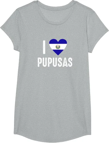 Vista 52 de Camiseta I Love Pupusa from El Salvador
