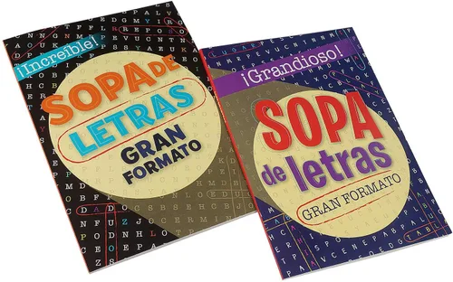 Vista 3 de Libros de rompecabezas de palabras en español y crucigramas para adultos mayores con más de 300 calcomanías de recompensa