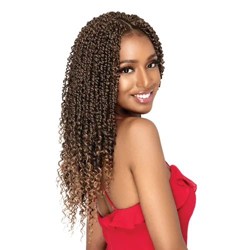 Vista 2 de Outre X-Pression Twisted Up Passion Waterwave Feed Twist - Trenzas de ganchillo de 18 pulgadas (2T1B/350)