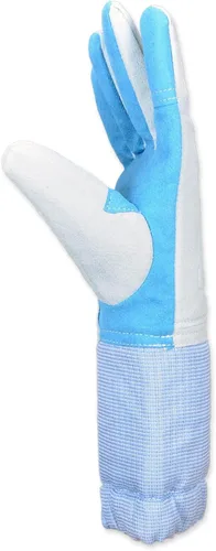 Vista 4 de Guante de esgrima, guantes de esgrima de cuero antideslizantes para sable, guante de sable eléctrico para niños y adultos