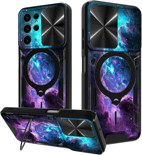 Vista 88 de Funda para Samsung Galaxy A03S de 6.5 pulgadas, funda protectora resistente con función atril giratorio de 360 grados, funda protectora resistente
