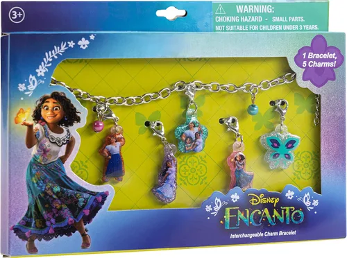 Vista 2 de Luv Her Juego de caja con dije para niñas con 1 pulsera y 5 dijes intercambiables, a partir de 3 años