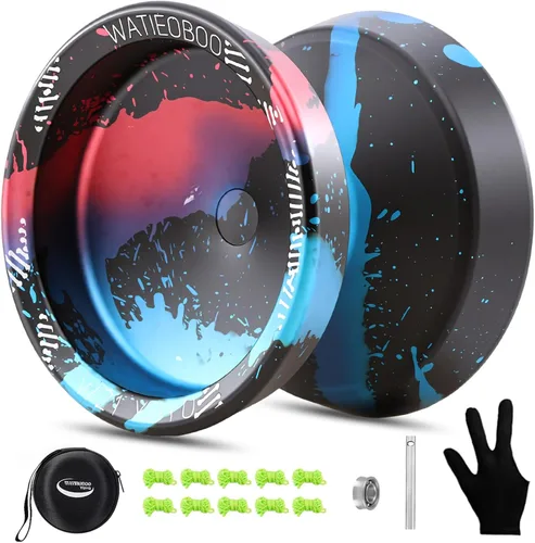 Vista 10 de Yoyo R8 Responsive Yoyo para principiantes, Yoyos profesionales no responsivos para adultos Pro Yoyos de trucos de metal con kit de rodamientos Yo