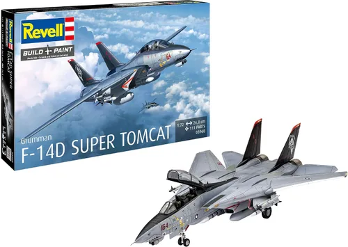 Vista 9 de Revell 03834 F/A-18F Super Hornet 1:72 Escala sin construir/sin pintar Kit de modelo de plástico