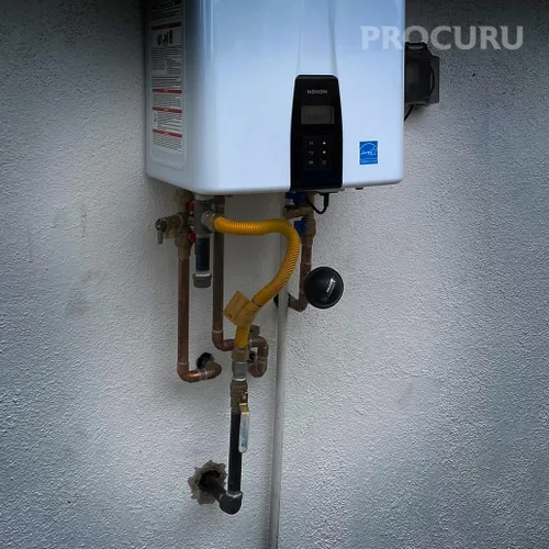 Vista 7 de PROCURU Conector de gas flexible universal FIP de 1 pulgada de diámetro exterior x 12 pulgadas (1 pie) x 3/4 pulgadas MIP x 3/4 pulgadas FIP