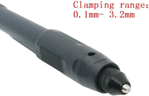 Vista 4 de Accesorio adaptador de eje flexible de 1/8 pies (0.125 in), portabrocas de cable de extensión de taladro flexible y herramienta de amoladora