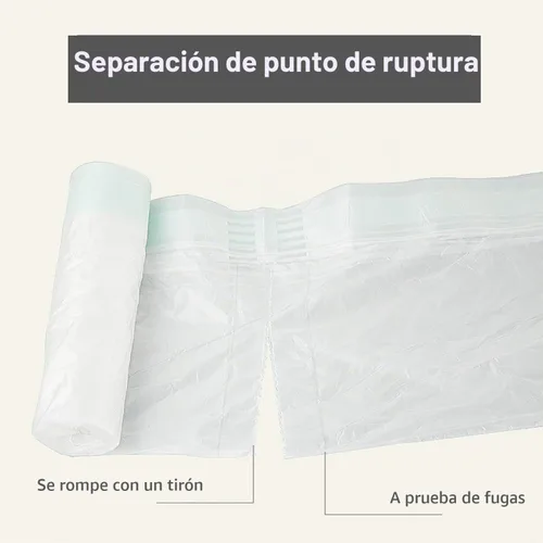 Vista 5 de Paquete de 100 forros desechables para orinal con cordón, bolsas de entrenamiento de ajuste universal de 17.3 x 9.4 pulgadas, forro de asiento