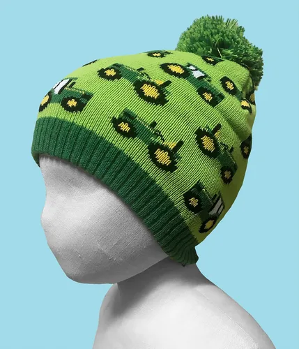Vista 2 de John Deere Sombrero de invierno para niños pequeños