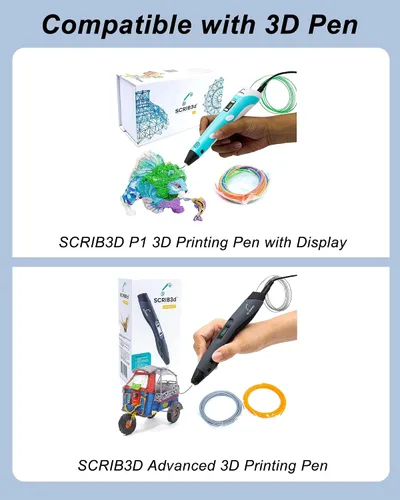 Vista 3 de Cargador de bolígrafo SCRIB3D compatible con bolígrafo de impresión 3D SCRIB3D P1 con pantalla, bolígrafo de impresión 3D avanzado, bolígrafo 3D